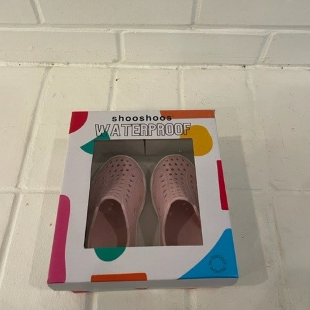 shoosshoos Waterproof Pink Toddler Shoes